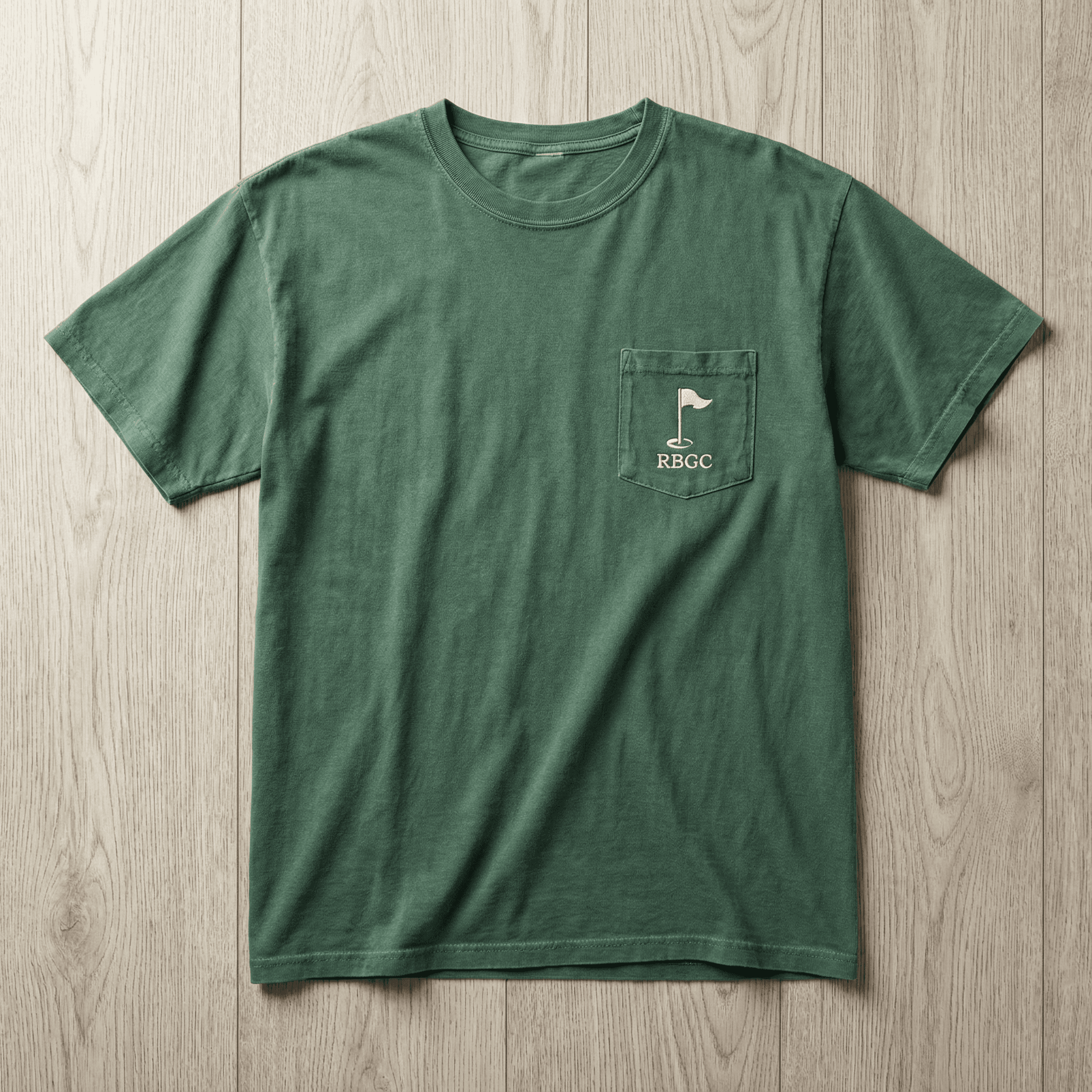 The Deception Pocket Tee - Faded Forest Green